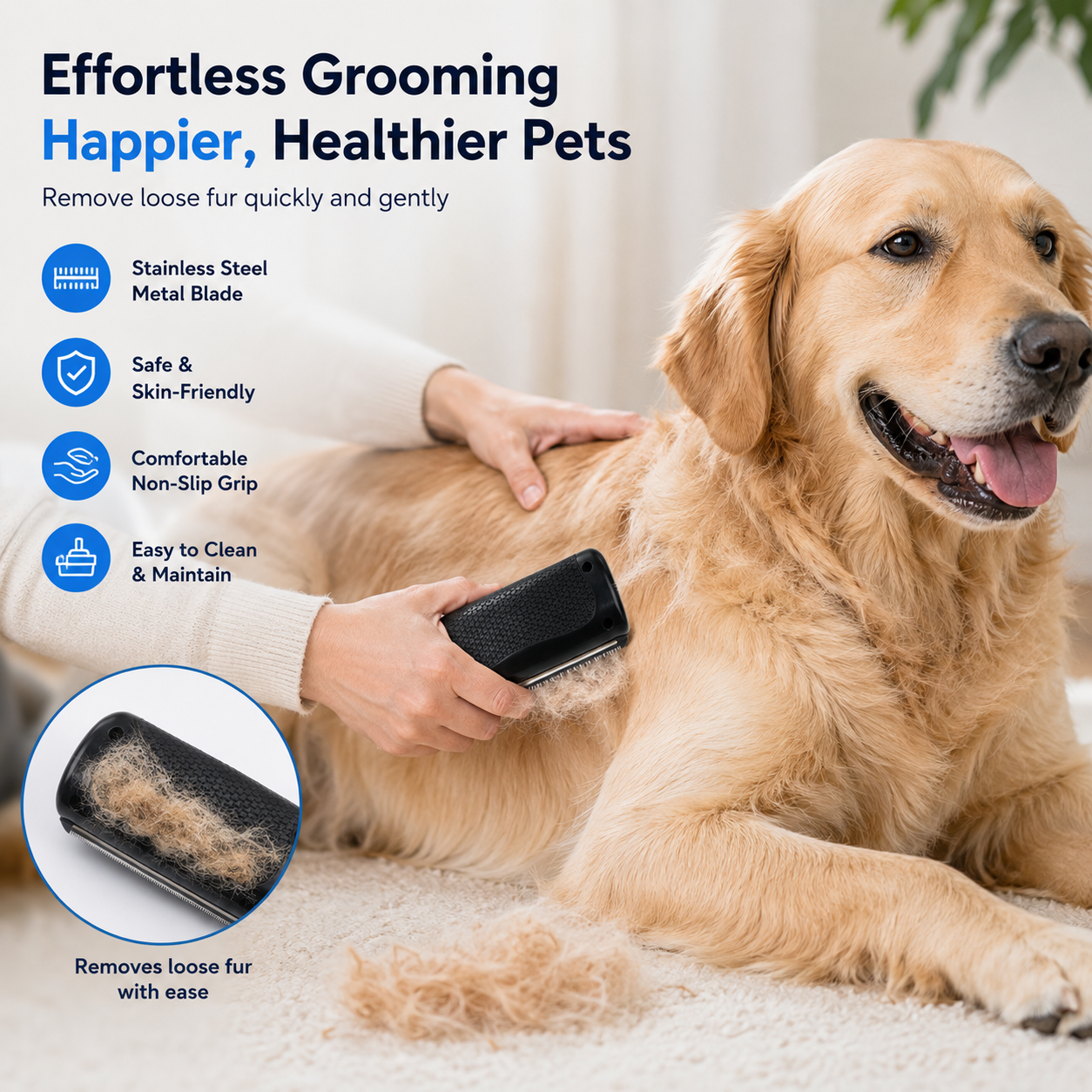 FurGlide™ Groomer by PawsifyHub